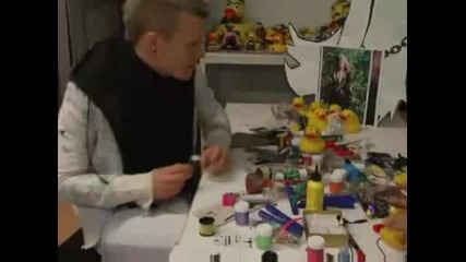 Aki And Lauri Painting Ducks @ Summeri