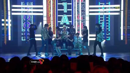 B1a4 - Baby Good Night @ Music Core (09.06.2012)
