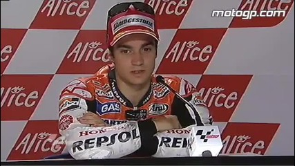 Pedrosa interview after the Germany Gp 