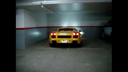 Lamborghini Gallardo Exhaust With Flames