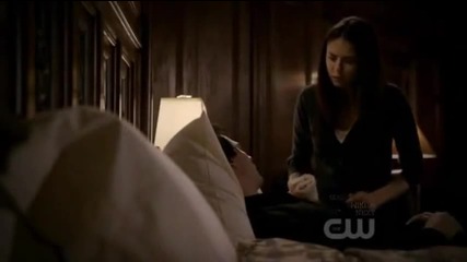 Damon talking to Elena about choosing to love Katherine