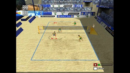играта плажен волейбол - 3 етап - бразилия и бразилия