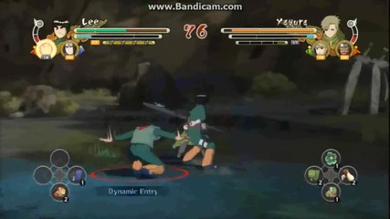 Naruto Shippuden Ultimate Ninja Storm 3 Full Burst - lee vs yagura