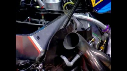 F1 тестване на двигател