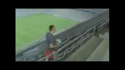 Megaduel At Euro2008 Ribery Vs Luca Toni!