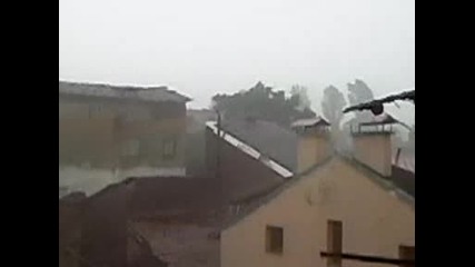 Неописуема буря вилня из София и направи потоп на места