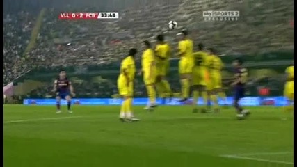 Villarreal 0 - 2 Barcelona (goal Xavi)