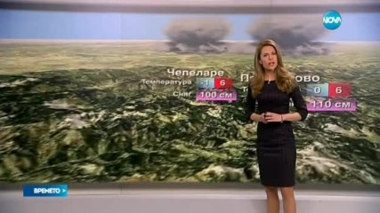 Прогноза за времето (05.02.2016 - централна емисия)
