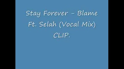 Blame - Stay Forever (vocal Mix Ft. Selah) !!!.avi