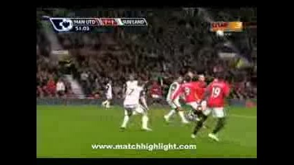 03.10.09 Манчестър Юнайтед - Съндърланд 1:1 Димитър Бербатов Гол със Задна Ножица 