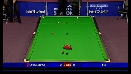Premier League Snooker - Ronnie Osullivan v Marco Fu September 2009 