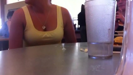 Blonde girl snorting salt ( original video )