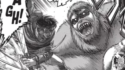 Levi Erwin vs Beast Titan - Full Fight - Attack on Titan Manga Shingeki no Kyojin - English