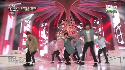 Bts - Just One Day + War of Hormone @ 141225 Mnet M! Countdown X-mas Special