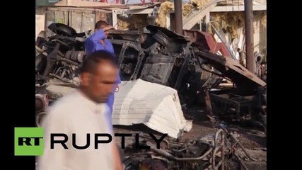 Iraq: IS suicide bomb kills over 120, locals left searching for survivors ahead of Eid