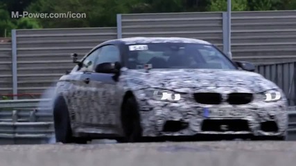 Bmw M4 Coupe and Bmw M3 Sedan ll Race driver test at Nurburgring Nordschleife.