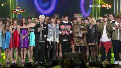 131106 Today's winner - Trouble Maker @ Show Champion