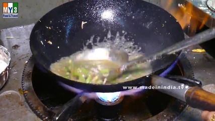 Бърза Храна на улицата в Мумбай - Scetzwan Chicken Soup 