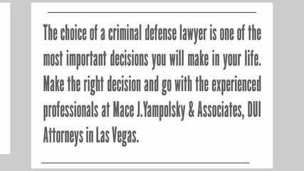 Dui lawyer Las Vegas