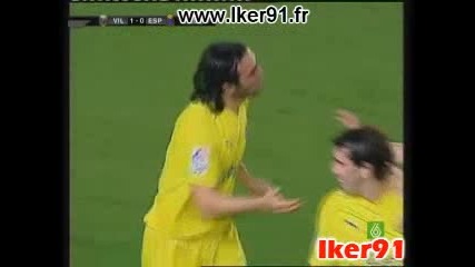 Villarreal Vs. Espanyol 1 - 0 Fuentes Goal 07.03.2009