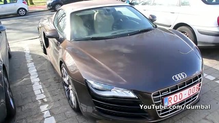 Audi R8 V10 Spyder + Sls Amg 