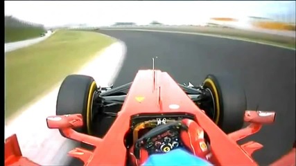 F1 Гран при на Япония 2012 - Alonso vs. Vettel [hd][onboard]