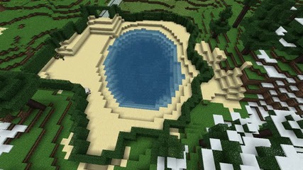 Minecraft Speed Build-beach