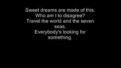 Marilyn Manson - Sweet Dreams (lyrics)