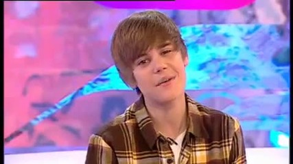 Justin Bieber flirts with Miquita Oliver