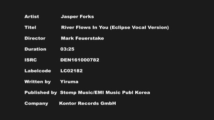 Jasper Forks - River flows in you ( Оfficial Video)