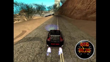 Speedway drifting with new car in [cd]crazy Drift