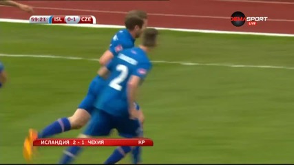 ВИДЕО: Исландия - Чехия 2:1