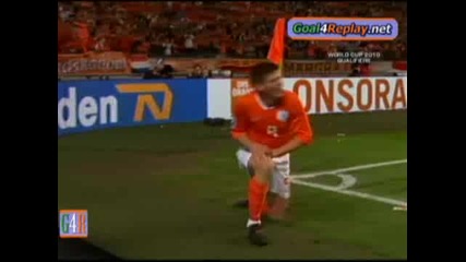Netherlands - F.y.r. Macedonia 2 - 0 (4 - 0,  1 4 2009).flv