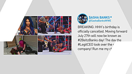 Sasha Banks cancels Triple H’s birthday: WWE Now