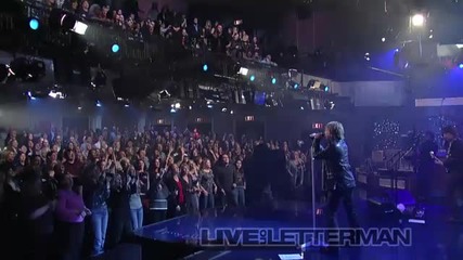 Bon Jovi - Its My Life (live on Letterman) 