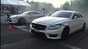 Mercedes C L S 63 A M G срещу Gorilla Racing (820 Hp)