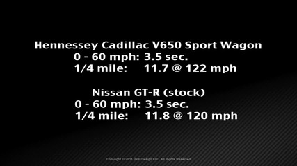 Nissan gtr vs Cadillac Station Wagon