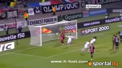 Олимпик Лион - Пари Сент Жермен 4:4 ( Ligue 1 25.02.2012 )