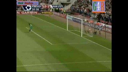 02.05 Мидълзбро - Манчестър Юнайтед 0:2 Парк Джи Сунг страхотен гол (2:0)