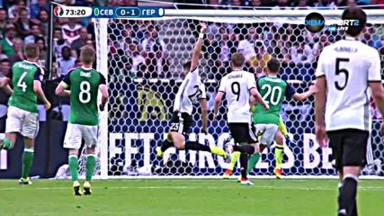 Северна Ирландия - Германия 0:1 /репортаж/
