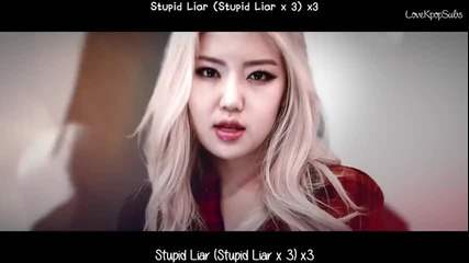 [mv/hd] Wa$$up – Stupid Liar [english Subs, Romanization & Hangul]