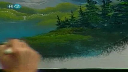 S22 Радостта на живописта с Bob Ross E09 Haven in the Valley ღобучение в рисуване, живописღ