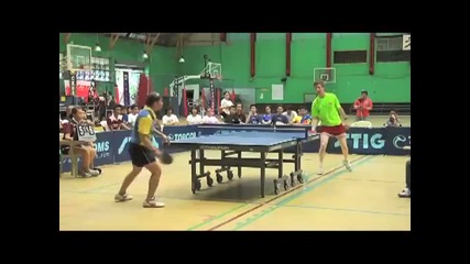Зашеметяваща Победа на пинг понг (тенис на маса)в стил Gangnam style!