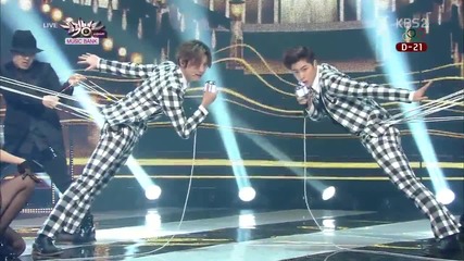 Tvxq - Something (140117 Kbs Music Bank)