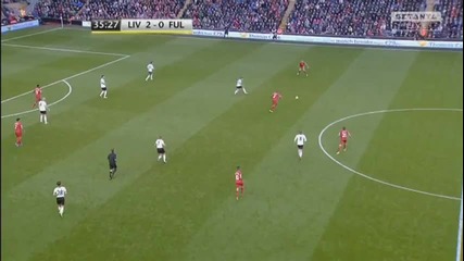 (2013) Ливърпул - Фулъм (4-0) Suarez - Първи Гол