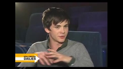 Logan Lerman Interview About Percy Jackson And The Olympians: The Lightning Thief 