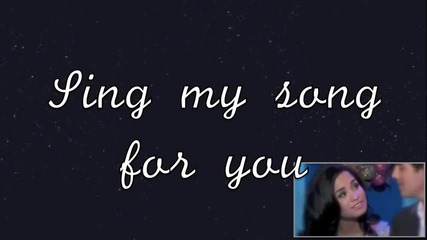 Demi Lovato ft. Joe Jonas - Sing My Song For You + lyrics 