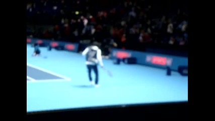 Тевес се включи на тенис турнира в Лондон, размазва Дел Потро 