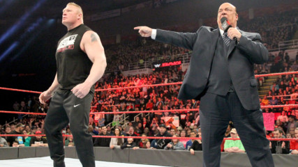 Brock Lesnar aims to shatter Goldberg's fantasy at WrestleMania: Raw, March 13, 2017