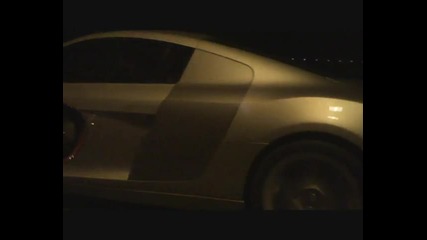 Audi R8 vs Corvette Z06 Race in Oman 